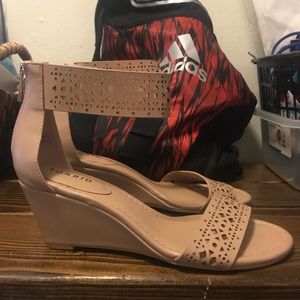 Torrid wedge sandal tan (wide width)